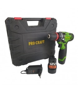 Autofiletanta Procraft Industrial PA12Li DFR, 12V, 2 Ah, 350-1200 rotatii