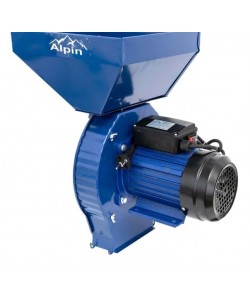 Pachet Moara cereale Alpin Profi, stiuleti si legume (3 in 1), cu ciocanele + razatoare + suport metal, 3.8KW, 350Kg/Ora