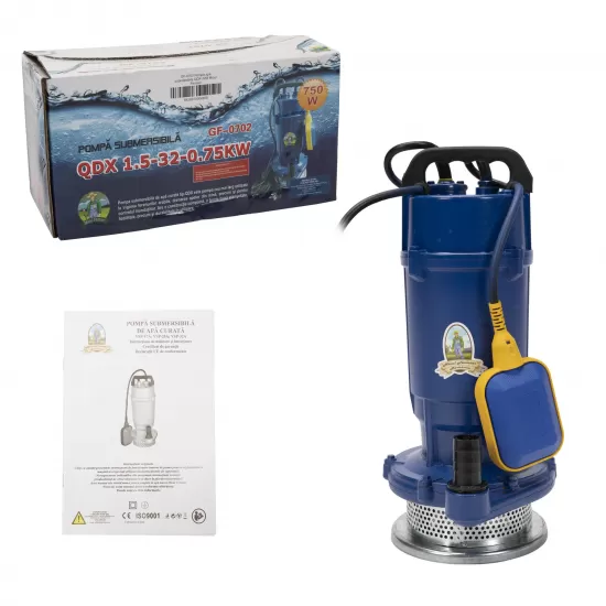 Pompa apa submersibila QDX-32M, 750 W Pompa apa submersibila QDX-32M, 750 W