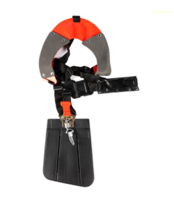 Ham dublu pentru motocositoare cu burete si suport