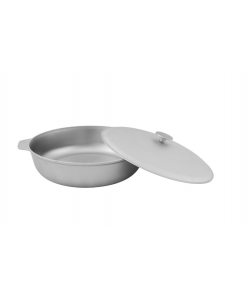 Tigaie aluminiu alimentar cu capac, 320x83 mm ELEFANT