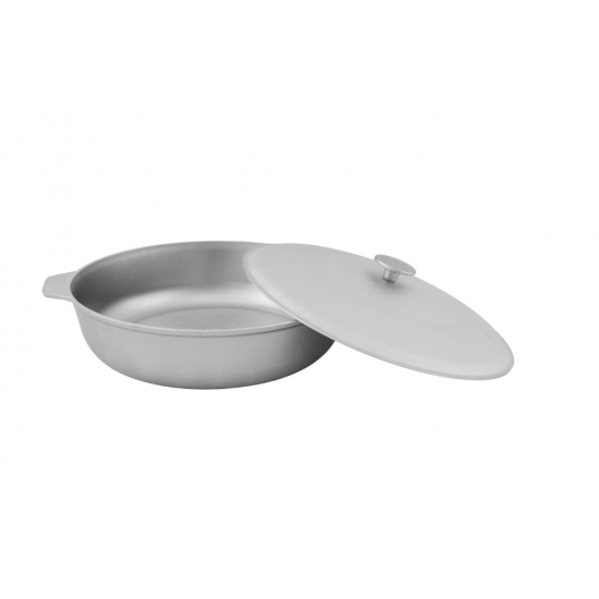 Tigaie aluminiu alimentar cu capac, 320x83 mm ELEFANT