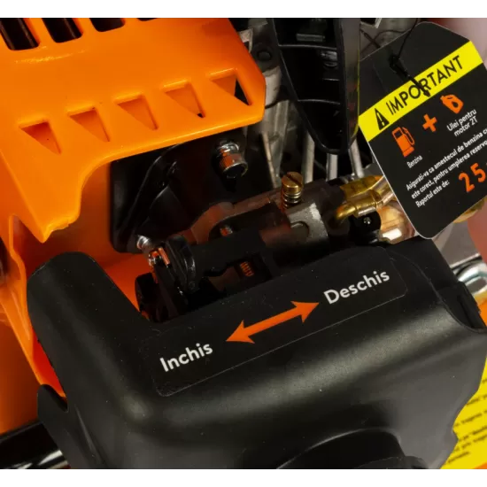 Motocultor 3CP, 52CC, motor benzina 2T, cu o viteza si pornire manuala