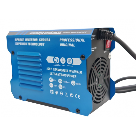 Aparat de sudura tip Invertor 494A, IN VALIZA, reglaj, afisaj digital, ventilat, 1.6-4mm, URAL MASH PROFESSIONAL CMP1695