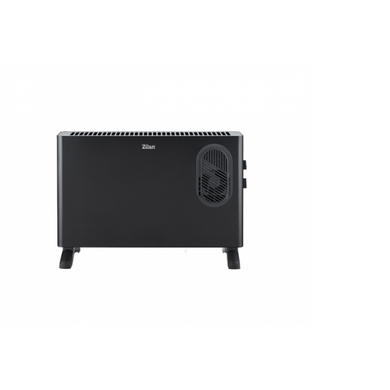 Convector cu ventilator Zilan ZLN2055, Termostat reglabil, Protectie la supraincalzire, Siguranta rasturnare, Putere 1250 / 2000W