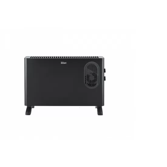 Convector cu ventilator Zilan ZLN2055, Termostat reglabil, Protectie la supraincalzire, Siguranta rasturnare, Putere 1250 / 2000W