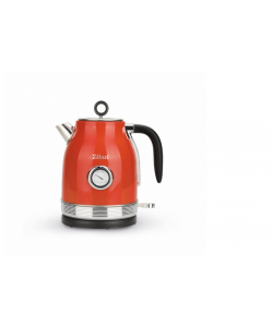 Fierbator RETRO Zilan ZLN7033 Rosu, Capacitate 1.7 Litri, Putere 2200W, Rotire 360