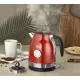 Fierbator RETRO Zilan ZLN7033 Rosu, Capacitate 1.7 Litri, Putere 2200W, Rotire 360