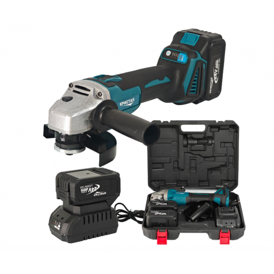 Polizor Unghiular pe Acumulator DDT-CRISTAL , 24V/4Ah, Motor Brushless, 820W, 8500 rot/min