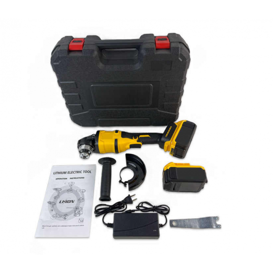 Polizor Unghiular pe Acumulator DDT-CRISTAL, 24V/4Ah, Motor Brushless, 820W, 8500 rot/min