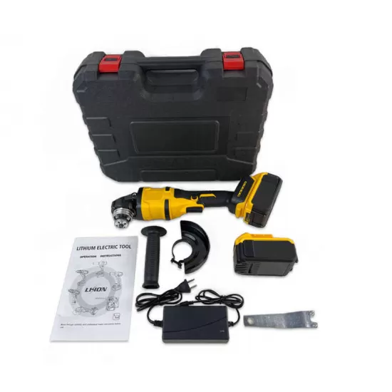 Polizor Unghiular pe Acumulator DDT-CRISTAL, 24V/4Ah, Motor Brushless, 820W, 8500 rot/min Polizor Unghiular pe Acumulator DDT-CRISTAL, 24V/4Ah, Motor Brushless, 820W, 8500 rot/min