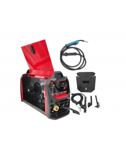 Invertor/Aparat de sudura, DDT-2005, cu rola sarma si electrod/gaz, MIG/MMA DDT PROFESSIONAL, 230 V, 20-350 A curent, 0.8-1.0 mm diametru sarma de sudura, 1.6-5mm diametru electrod de sudura