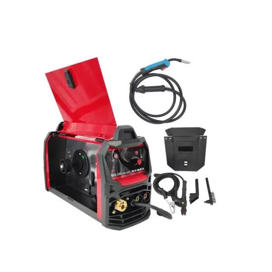 Invertor/Aparat de sudura, DDT-2005, cu rola sarma si electrod/gaz, MIG/MMA DDT PROFESSIONAL, 230 V, 20-350 A curent, 0.8-1.0 mm diametru sarma de sudura, 1.6-5mm diametru electrod de sudura Invertor/Aparat de sudura, DDT-2005, cu rola sarma si electrod/gaz, MIG/MMA DDT PROFESSIONAL, 230 V, 20-350 A curent, 0.8-1.0 mm diametru sarma de sudura, 1.6-5mm diametru electrod de sudura