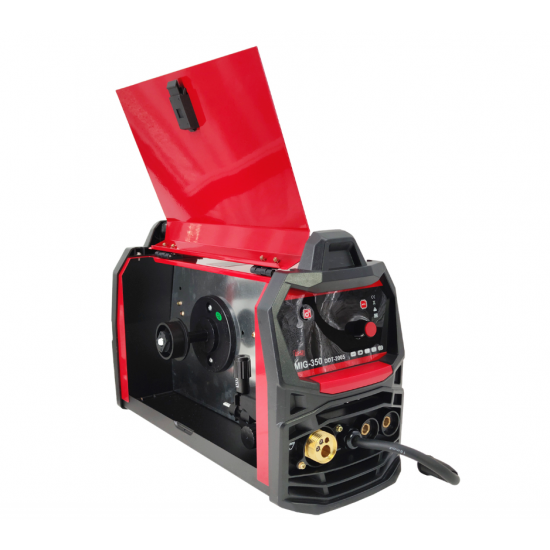 Invertor/Aparat de sudura, DDT-2005, cu rola sarma si electrod/gaz, MIG/MMA DDT PROFESSIONAL, 230 V, 20-350 A curent, 0.8-1.0 mm diametru sarma de sudura, 1.6-5mm diametru electrod de sudura