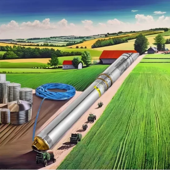 Pompa submersibila multietajata de mare adancime DDT, 4SDM2/8 DDT-0077, 1500 W, apa curata, carcasa inox-fonta,debit maxim 7000 L/h, inaltime maxim 120m, diametru pompa 100 mm, panou comanda, 15m cabl Pompa submersibila multietajata de mare adancime DDT, 4SDM2/8 DDT-0077, 1500 W, apa curata, carcasa inox-fonta,debit maxim 7000 L/h, inaltime maxim 120m, diametru pompa 100 mm, panou comanda, 15m cabl