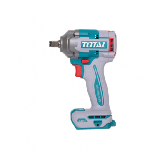 TOTAL - MASINA DE INSURUBAT CU IMPACT CU ACUMULATOR 20V-2.0AH LI-ION (INCLUDE 2 ACUMULATORI,1 INCARC