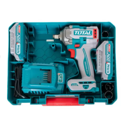 TOTAL - MASINA DE INSURUBAT CU IMPACT CU ACUMULATOR 20V-2.0AH LI-ION (INCLUDE 2 ACUMULATORI,1 INCARC TOTAL - MASINA DE INSURUBAT CU IMPACT CU ACUMULATOR 20V-2.0AH LI-ION (INCLUDE 2 ACUMULATORI,1 INCARC