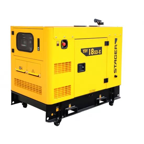 Stager YDY18S3-E Generator insonorizat 18kVA, 23A, 1500rpm, trifazat, diesel Stager YDY18S3-E Generator insonorizat 18kVA, 23A, 1500rpm, trifazat, diesel