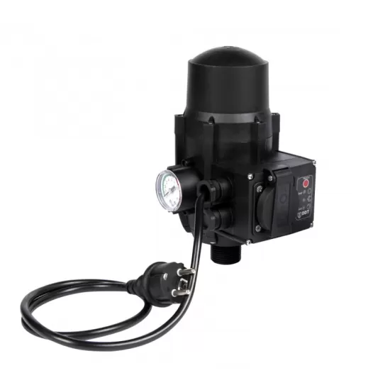 Pompa submersibila de mare adancime, DDT, 4SDM3-7, 1500 W, 7 m³/h, 7 turbine, Inox, 30 m cablu + Presostat electronic automat, DDT, LS-4 + accesorii Pompa submersibila de mare adancime, DDT, 4SDM3-7, 1500 W, 7 m³/h, 7 turbine, Inox, 30 m cablu + Presostat electronic automat, DDT, LS-4 + accesorii