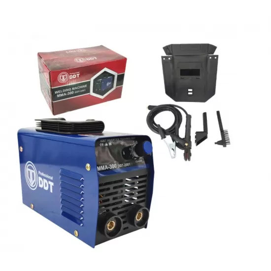 Pachet Aparat de sudura DDT PROFESSIONAL DDT-2001, MMA 300A, afisaj electronic LCD + Masca Sudura Automata cu Reglaj si Cristale
