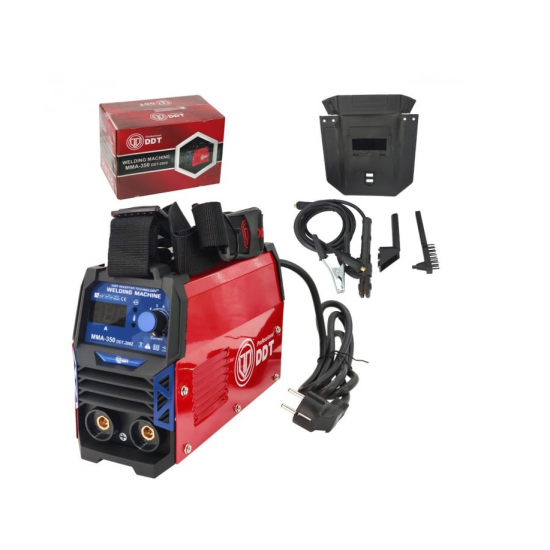 Pachet  Aparat de sudura DDT PROFESSIONAL DDT-2002 , MMA 350A, afisaj electronic LCD, Invertor, tehnologie inalta + Masca Sudura Automata cu Reglaj si Cristale