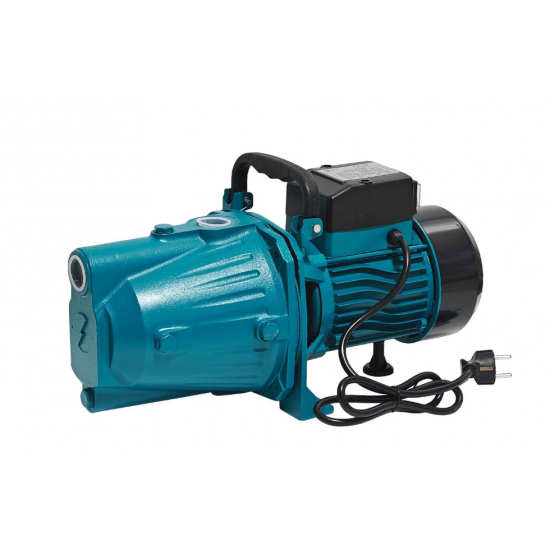 Pompa de suprafata JET100P, 1.5kW, apa curata, 60L/min, 50m, 1" cu buton pornire-oprire si bobinaj masiv cupru