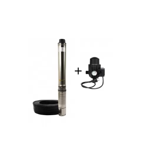 Pompa submersibila de mare adancime, DDT, 4SDM2-16, 2000 W, Inox, 16 turbine + Presostat electronic automat, DDT, LS-4 Pompa submersibila de mare adancime, DDT, 4SDM2-16, 2000 W, Inox, 16 turbine + Presostat electronic automat, DDT, LS-4