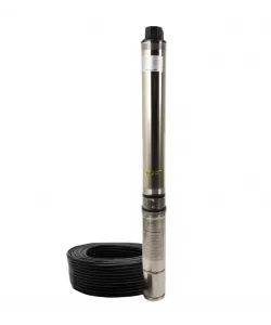 Pompa submersibila de mare adancime, DDT, 4SDM2-16, 2000 W, Inox, 16 turbine + Presostat electronic automat, DDT, LS-4