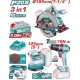 TOTAL - KIT COMBO 20V -4.0Ah - FIERASTRAU CIRCULAR, SLEFUITOR , MASINA DE GAURIT CU IMPACT (INCLUDE TOTAL - KIT COMBO 20V -4.0Ah - FIERASTRAU CIRCULAR, SLEFUITOR , MASINA DE GAURIT CU IMPACT (INCLUDE
