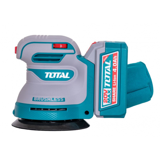 TOTAL - KIT COMBO 20V -4.0Ah - FIERASTRAU CIRCULAR, SLEFUITOR , MASINA DE GAURIT CU IMPACT (INCLUDE