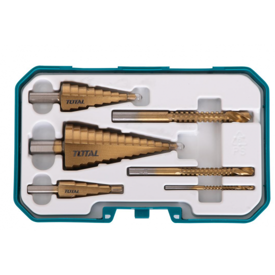 TOTAL - KIT COMBO 20V - FIERASTRAU CIRCULAR, MASINA DE GAURIT CU IMPACT, SLEFUITOR (INCLUDE 2 ACUMUL