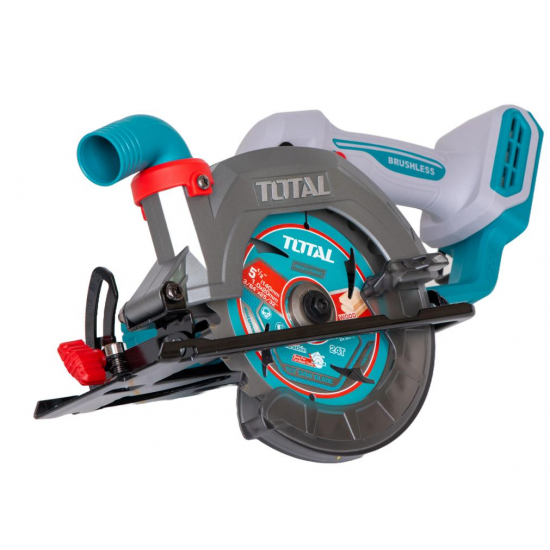 TOTAL - KIT COMBO 20V - FIERASTRAU CIRCULAR, MASINA DE GAURIT CU IMPACT, SLEFUITOR (INCLUDE 2 ACUMUL