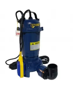 Pompa submersibila cu tocator si plutitor, DDT, WQD10, 2600W + Furtun pompier, 20 metri, 2 toli + Furtunul de pompier 2'' 20 m, 8 bari, cu cuple