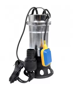 Pompa pentru apa murdara cu plutitor fara tocator, DDT, Inox, SWP2550F, 2550 W, 25 mc/h + Furtun pompier, 20 metri, 2 toli + Furtun pompier, 20 metri, 2 toli, cu cuple