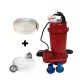 Pompa submersibila apa murdara, DDT, WQD10, 1100 W + Furtun pompier, 20 metri, 2 toli + Furtun pompier, 20 metri, 2 toli, cu cuple Pompa submersibila apa murdara, DDT, WQD10, 1100 W + Furtun pompier, 20 metri, 2 toli + Furtun pompier, 20 metri, 2 toli, cu cuple