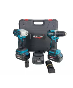 Set Masina De Gaurit si Infiletat Si Masina De Insurubat cu Impact DDT-KRISTAL 2 Acumulatori 36V 4Ah, Brushless, Motor fara perii Set Masina De Gaurit si Infiletat Si Masina De Insurubat cu Impact DDT-KRISTAL 2 Acumulatori 36V 4Ah, Brushless, Motor fara perii