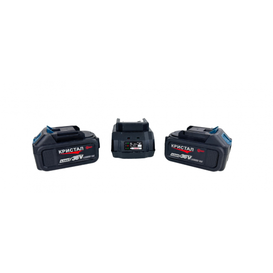 Set Masina De Gaurit si Infiletat Si Masina De Insurubat cu Impact DDT-KRISTAL 2 Acumulatori 36V 4Ah, Brushless, Motor fara perii