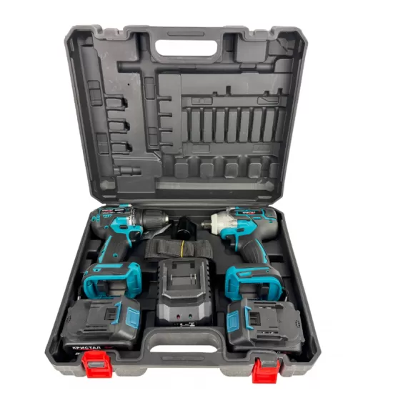 Set Masina De Gaurit si Infiletat Si Masina De Insurubat cu Impact DDT-KRISTAL 2 Acumulatori 36V 4Ah, Brushless, Motor fara perii Set Masina De Gaurit si Infiletat Si Masina De Insurubat cu Impact DDT-KRISTAL 2 Acumulatori 36V 4Ah, Brushless, Motor fara perii