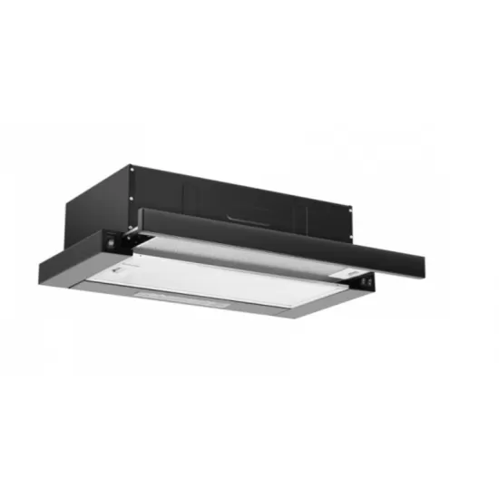Produs resigilat Hota incorporabila Floria ZLN1895, 50x28.5x13 cm parte incastrabila, Putere de absorbtie 450 mc/h, 140 W, 220-240 V. Negru