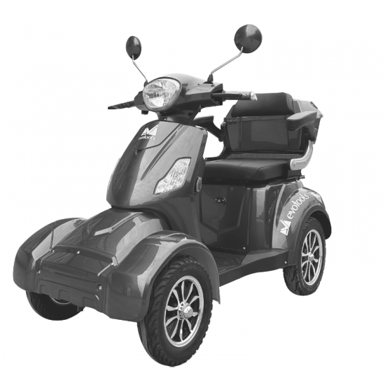 Cvadriciclu Electric Persoane Azima CVP1000,45 km/h Gri  Evotools