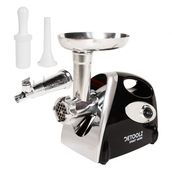 Masina de tocat carne Detoolz, 1400W, 90 kg/h cu 3 site
