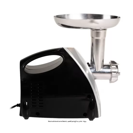Masina de tocat carne Detoolz, 1400W, 90 kg/h cu 3 site Masina de tocat carne Detoolz, 1400W, 90 kg/h cu 3 site
