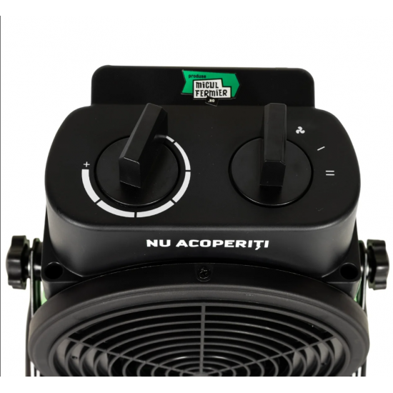 Aeroterma electrica Micul Fermier, 1000/2000W, element de incalzire ceramic