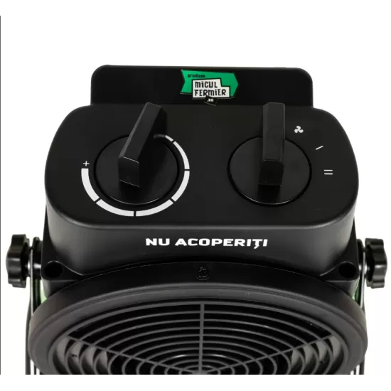 Aeroterma electrica Micul Fermier, 1000/2000W, element de incalzire ceramic