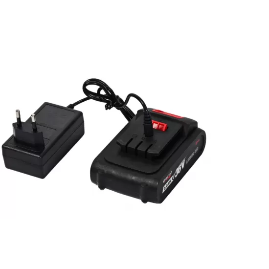 Bormașină cu acumulator DDT-KRISTAL 36V, 2 acumulatori Li-Ion 2.0Ah, motor fara perii (brushless), 2 viteze, cuplu reglabil, sistem autoblocaj, valiză de transport