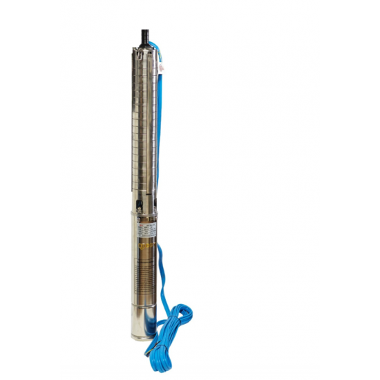 Pompa submersibilă de adâncime DDT 4SP5/12 – 1.8 kW, 2.5 CP, 8 m³/h, 90 m inaltimea de refulare , 12 turbine inox cu panou de control, rezistenta la nisip