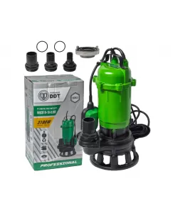 Pompa submersibilă pentru apă murdară DDT Professional WQCD10-10-0.95F, 3100W, 25000 L/h, 10 m cu cutit profesional