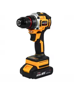 Bormașină cu acumulator DDT-KRISTAL 36V, 2 acumulatori Li-Ion 2.0Ah, motor fara perii (brushless), 2 viteze, cuplu reglabil, sistem autoblocaj, valiză de transport