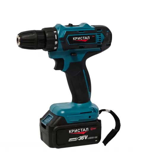Trusă Profesională 2 în 1 DDT CRISTAL – Mașină de Găurit + Polizor unghiular, 36V, 2x baterii 4.0Ah, Încărcător Rapid