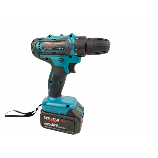 Trusă Profesională 2 în 1 DDT CRISTAL – Mașină de Găurit + Polizor unghiular, 36V, 2x baterii 4.0Ah, Încărcător Rapid